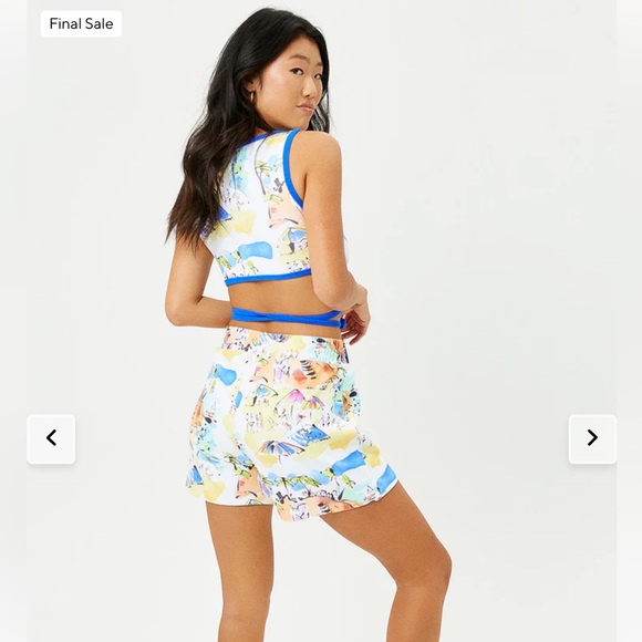 Frankies Bikinis Athena Top and Fifi Shorts in Santorini - Picture 2 of 12